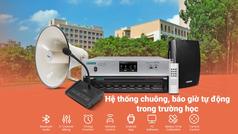 Hệ thống chuông, báo giờ tự động cho trường học Hệ thống chuông, báo giờ tự động cho trường học.jpg