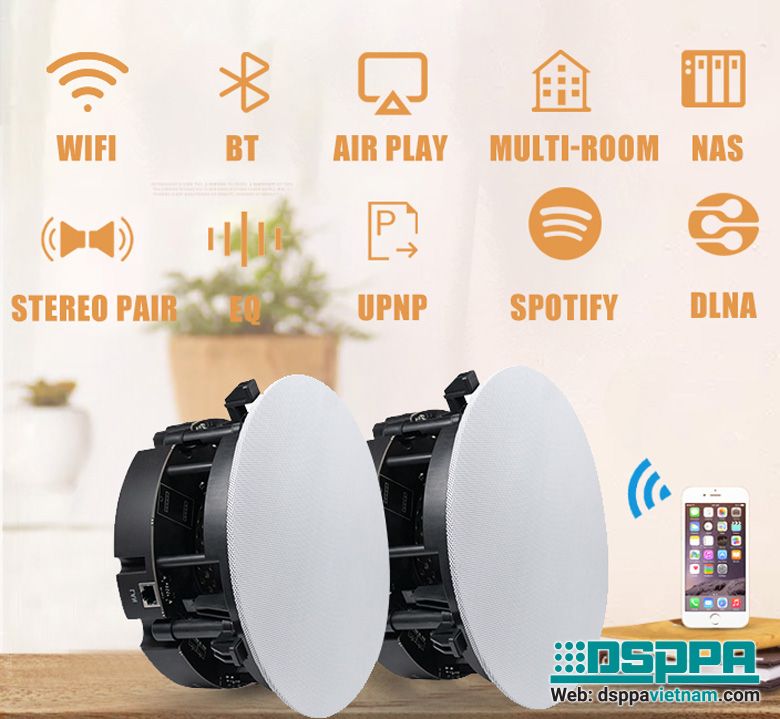 Loa không dây DW2235 dành cho âm thanh thương mại (Tương thích WiFi và BT) Loa không dây DW2235 dành cho âm thanh thương mại (Tương thích WiFi và BT).jpg